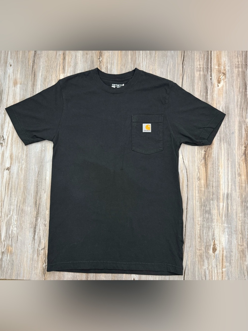 Carhartt K87 Men’s S Black Loose Fit Pocket T-Shirt Short Sleeve Crew Neck